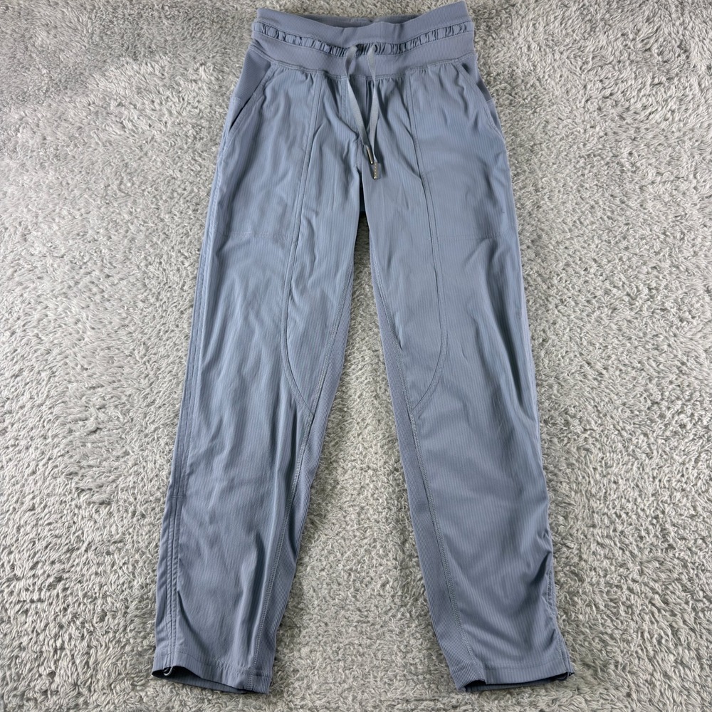Lululemon Beyond the Studio 7/8 Jogger Blue Grey High Rise Pants Size 0